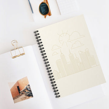 City Skyline Spiral Notebook