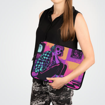 Vibrant Retro Laptop Sleeve