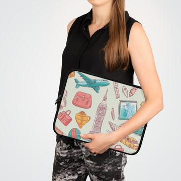 Travel-Inspired Laptop Sleeve